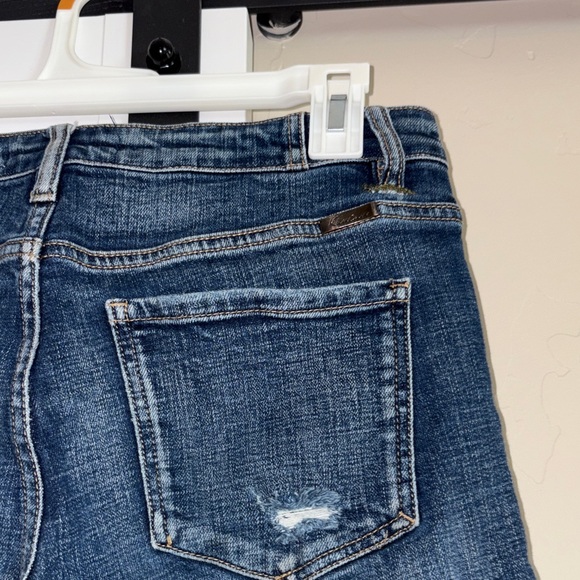 KanCan Dark Blue Distressed Ankle Jeans - Picture 9 of 12